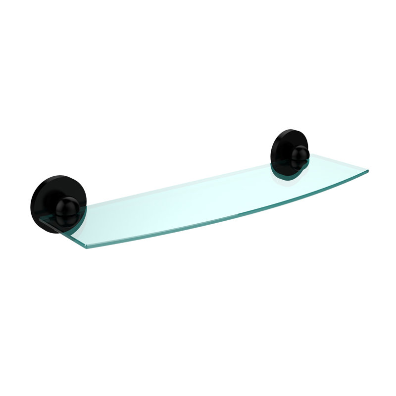 Goble Bracket Shelf, 18", Matte Black