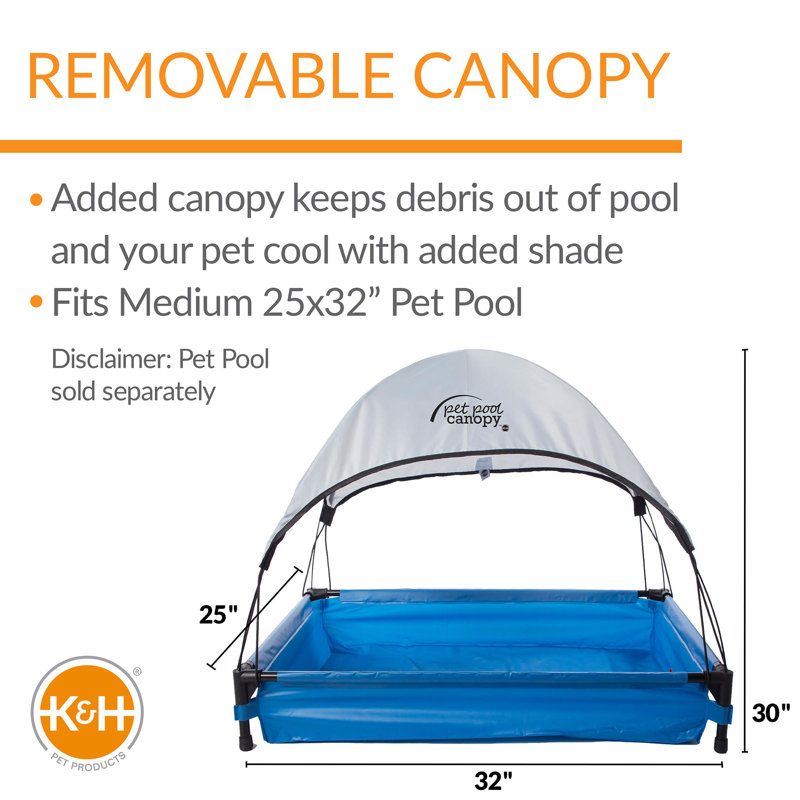 Outdoor Nylon Pet Bed Accessory, 32" L x 25" W