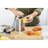 Z-Cut Tower Grater, Grey