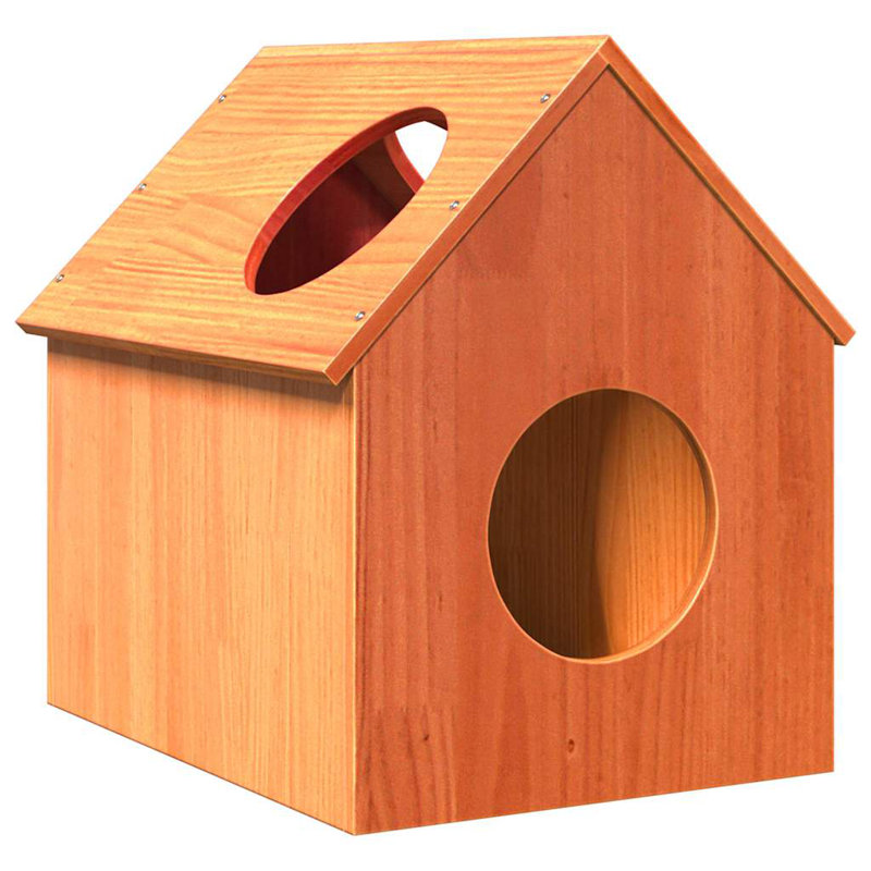 50cm H Cat Tree, Wax Brown