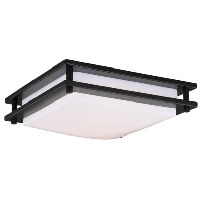 Plafonnier encastré 1 lumière DEL Barreda