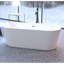 Baignoire de trempage autoportante en acrylique avec trop-plein Emmet Emmet