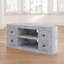 Balabak Solid Wood Carved Corner TV Stand for TVs up to 48"