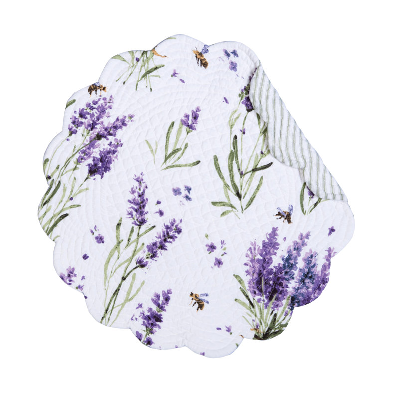 Ensemble de 6 napperons lavande Fields