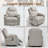  Tayani Power lift chair Recliner Infinite Position With Heated Massage For Elderly-776567766