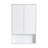 Bathroom Wall Cabinet, Soft Close Doors, Float Mounting Design,Glossy White,(KD-Packing)-1591273543