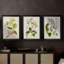 Arbre en fleurs IV - Toile tendue avec châssis sur mesure - 3 pièces-1043317981-1043317955
