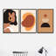 IDÉE4WALL, art mural sur toile encadré 3 pièces pour salon, chambre à coucher, fille, Mattis et impressions sur toile brutalistes pour la décoration de la maison moderne prête à être accrochée-1295265329-1295265343
