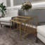 Table gigogne en verre Radner