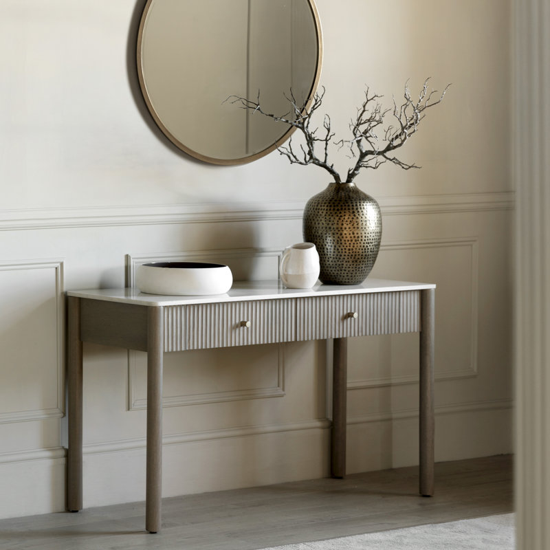 Nathaya 130cm Marble Top Console Table