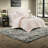 Premium Cotton Full Queen Bedding Sets, Pink Jacquard, Modern Home