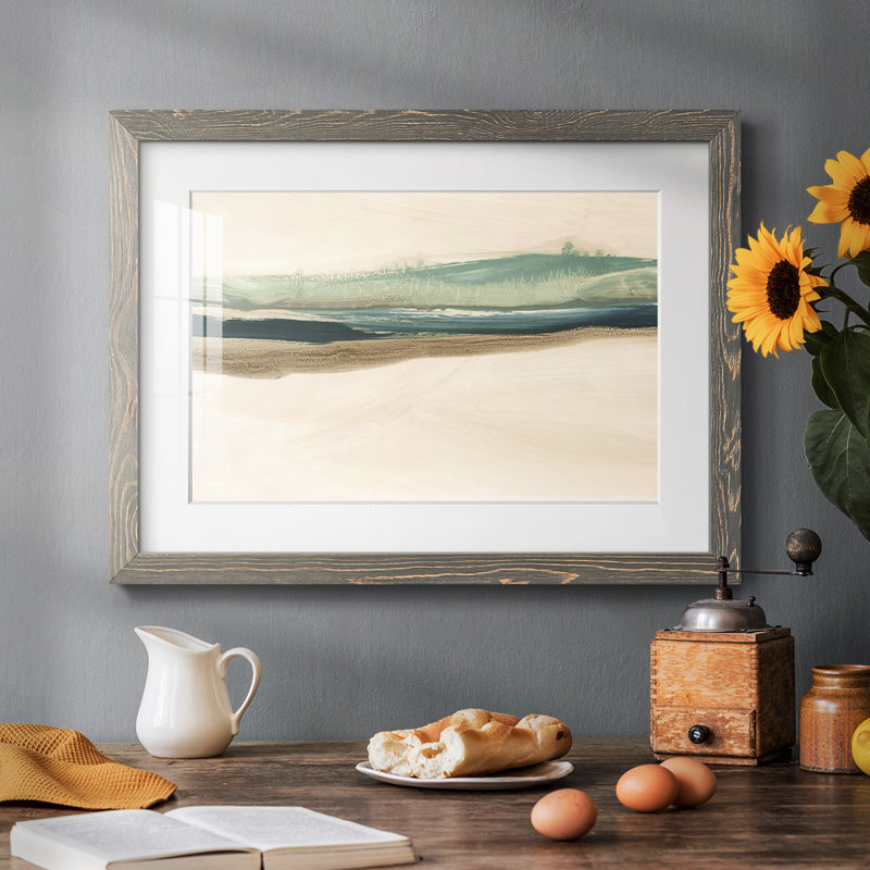 Horizon en couches II, H 18 po x l 26 po x P 1,5 po, Gris