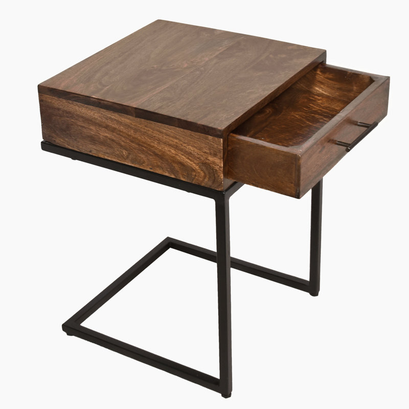 Table de bout avec rangement Juventino