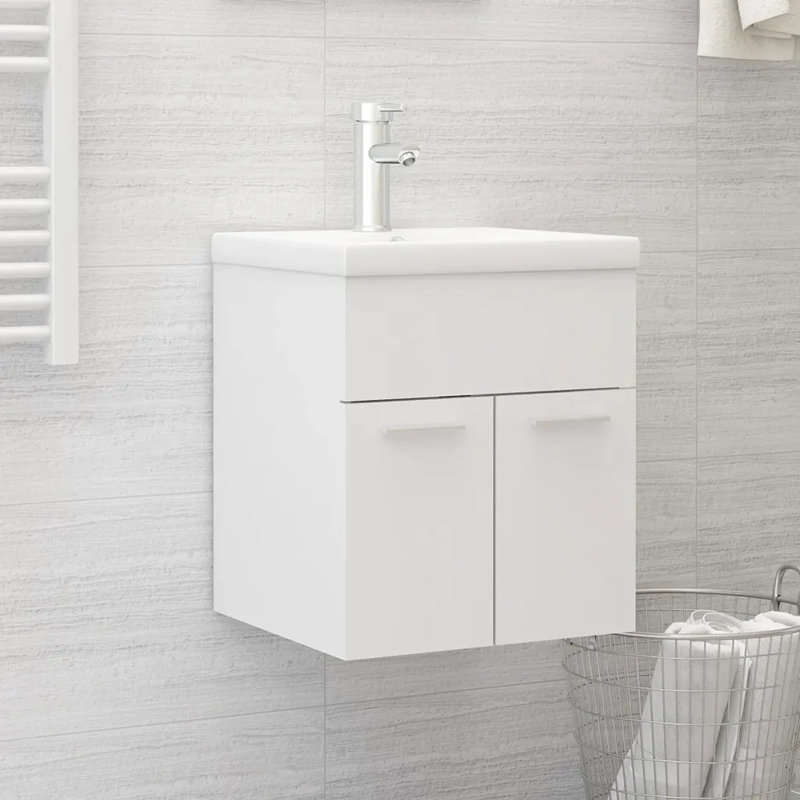 Mahjabeen 41cm Bathroom Vanity Base Only, White