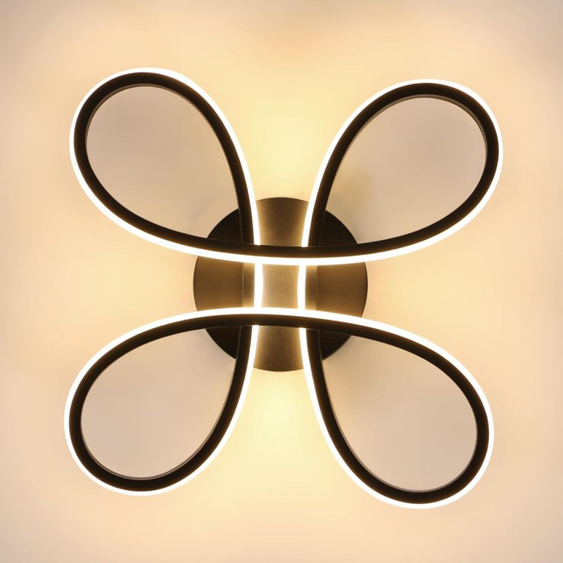 Semi Flush Mount, Black
