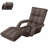 Adjustable Floor Chair with 14-Position Reclining Backrest, Folding Chaise Lounge Sofa with Armrests, Velvet Upholstered Floor Gaming Chair with High-Density Sponge, Multi-Position Lazy Sofa for Living Room, Bedroom-125728712