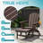 Adjustable Adirondack Chair With Retractable Ottoman Set Of 2-1549723437