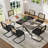 55.11-70.86in Rectangular Extendable Dining Table Set-1102996168-1102996170-1087116900