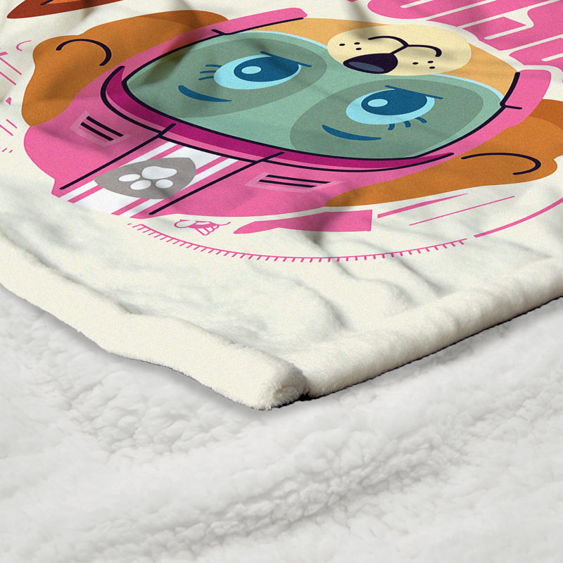 Jeté Paw Patrol High to the Silk Touch, L 60 po x l 50 po, Beige, Sauvetage aérien