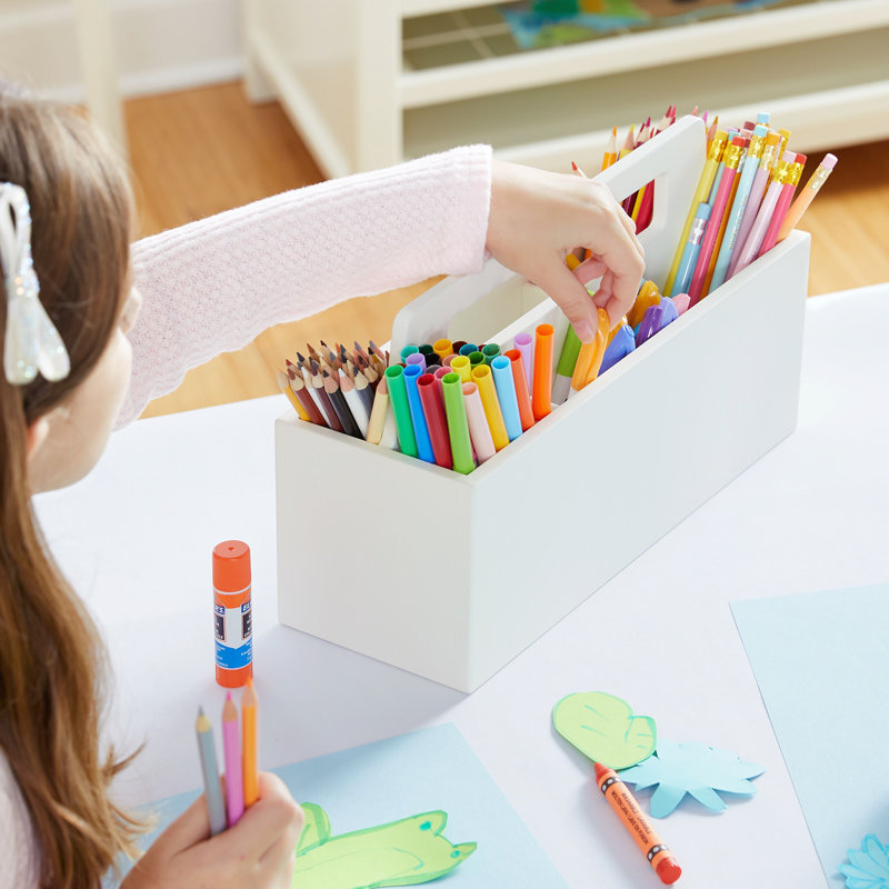 Serviteur mural Martha Stewart Crafting Kids, Blanc
