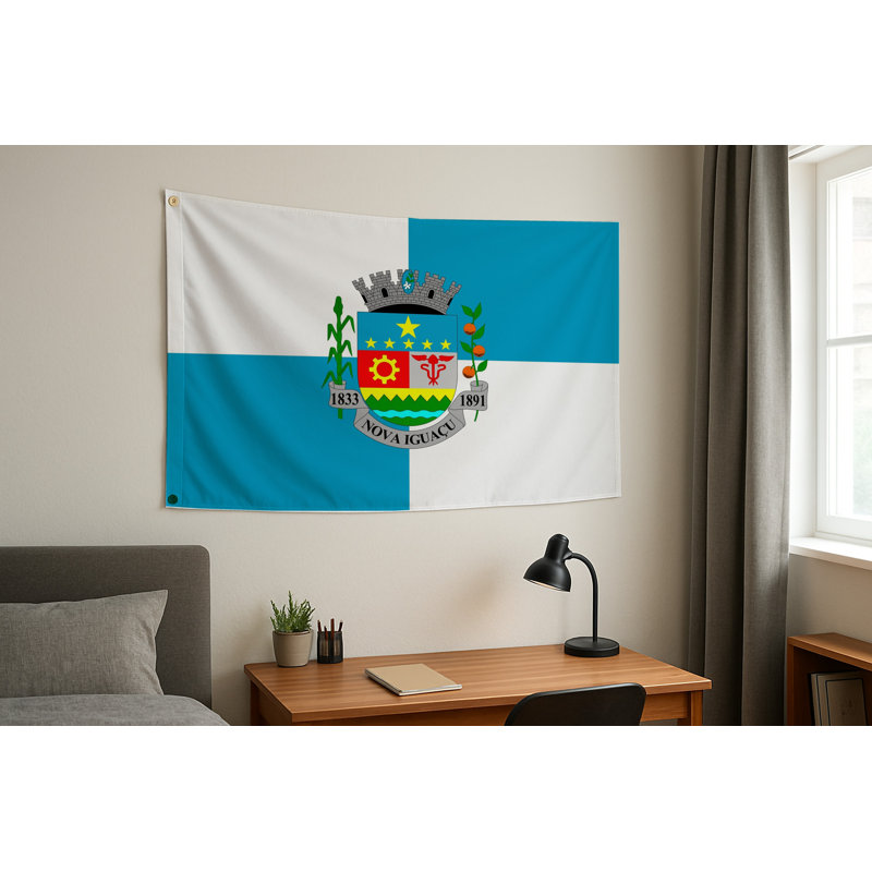Nova Nova, drapeau de la ville d'Iguaçu - Drapeau