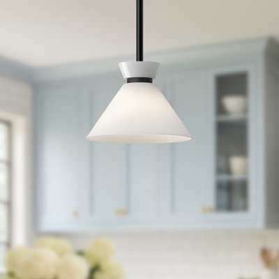 Luminaire suspendu conique à 1 lumière Rafaella