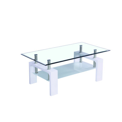 Breanna Solid Coffee Table with Storage