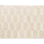 Cotton Geometric Area Rug in Gold