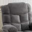  Fauteuil inclinable de massage surdimensionné pour adultes avec massage chauffant, port USB et 2 porte-gobelets, tissu gris ardoise-1473160203