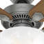 Ventilateur de plafond standard à 5 pales de 52 po avec lumières et chaîne de traction Swanson-49136367
