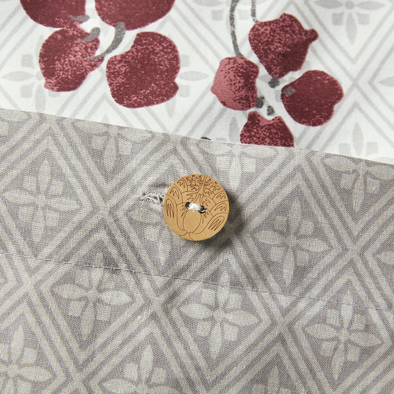 Housse de couette Cherry Blossom Bedding - 100% coton, housse de couette à imprimé floral