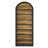 79.53" Tall 8-Tier Black & Brown Arched Open Display Storage Shelving Unit For Living Room-1560236073