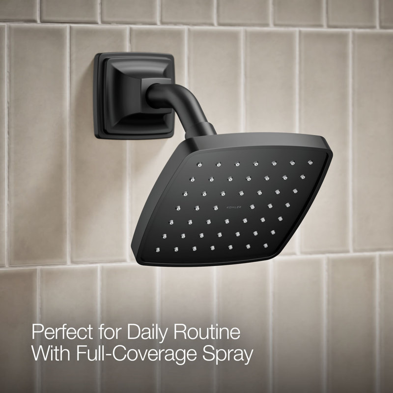 Riff Pressure-Balancing Shower Faucet Trim, Matte Black