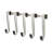 Schook Over-the-Door 5 Hook Rack