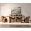 Vander 84" Wood Dining Table In Oak Cream Finish-1777548961