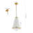 Vaughn 1 - Light Gold Cone Pendant