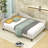 Linen Upholstered L-Shaped Daybed with Semi-Enclosed Design-1002139274-1002139318