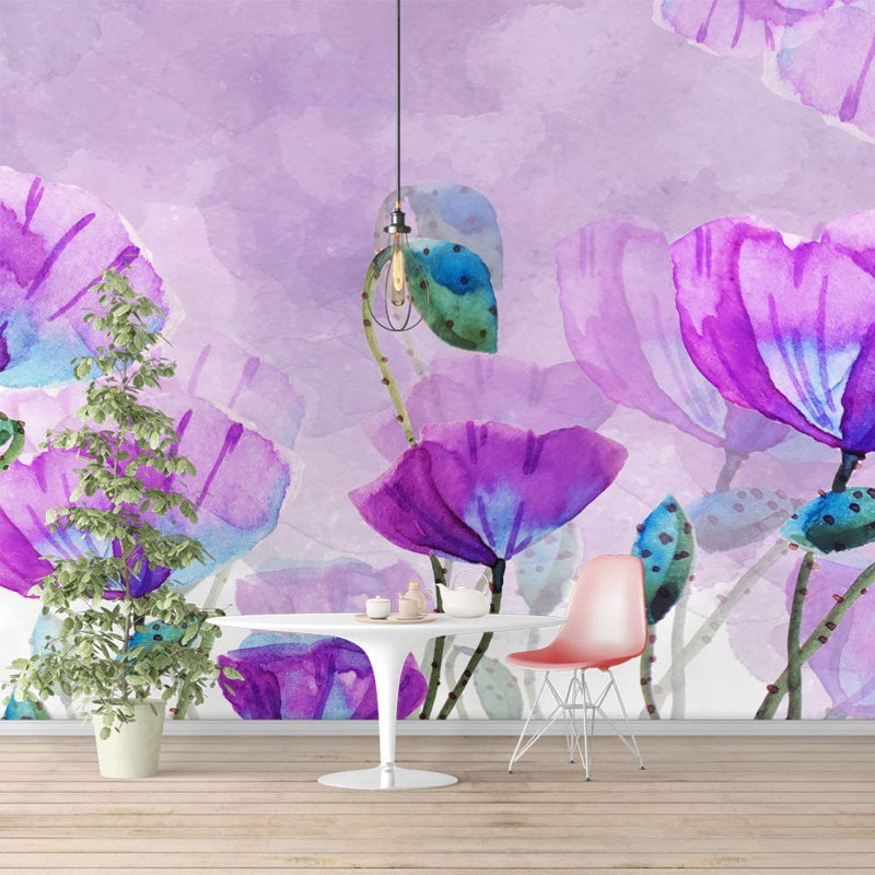 Murale en fleurs, L 100 po x l 144 po