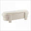 Banc repose-pieds avec rangement | 51 x 20 x 17 | Salon / chambre à coucher / vestibule | Beige | Polyester-672516526