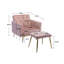 Chaise d'appoint avec accoudoirs et dossier réglables-91933821