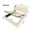 Upholstered 4Ft6 Ottoman Bed Frame With 360 Surround Led Function With Charging Function Hydraulic Storage Bed Frame With Large Storage Space  (No Mattress)-1950811385-1960380345