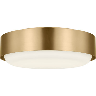 Richard June Transitional Aurelle Flush Mount Light