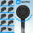 10'' High Pressure Rainfall Shower Head, Handheld  Showerhead Combo With 12'' Adjustable Shower Extension Arm, 10-Spray, 71'' Hose-119471797