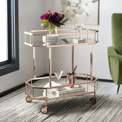 Beaminster Metal Bar Cart