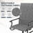 4-Person Patio Dining Set With Umbrella Hole, 360° Swivel Armchairs With Textilene Fabric & Powder-Coated Steel Frame, Outdoor Dining Table & Chairs for Patio, Backyard, Deck & Poolside   -2087155188