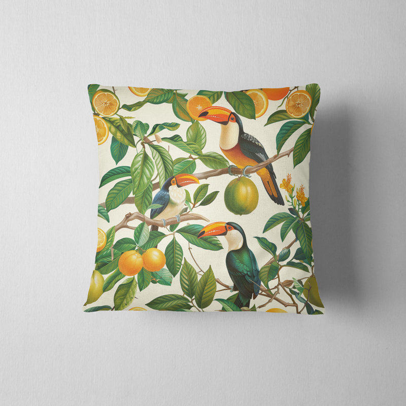 Housse de coussin Willow Jungle, H 18 po x l 18 po
