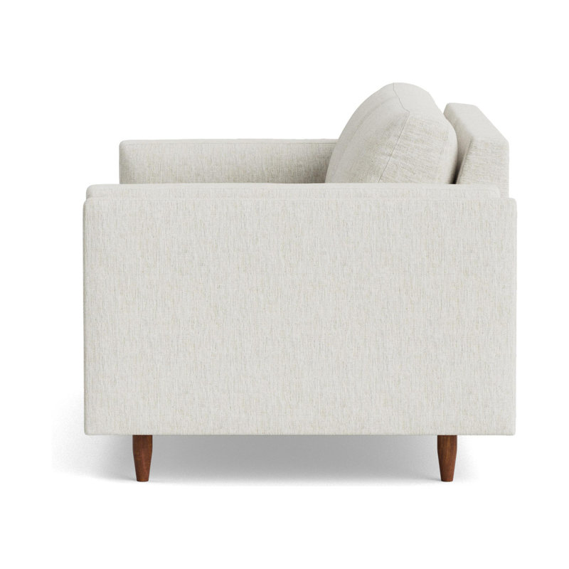 Skinny Fat Sofa Bed, Performance Weave - Snow