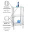 Yago Glass Bathroom Shelves