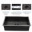 33" Gunmetal Black Kitchen Sink - 33"X 19"X 10" Undermount Singel Bowl Kitchen Basin 16 Gauge Stainless Steel With 10 Inch Deep