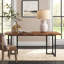Solid Wood Steel Writing Desk